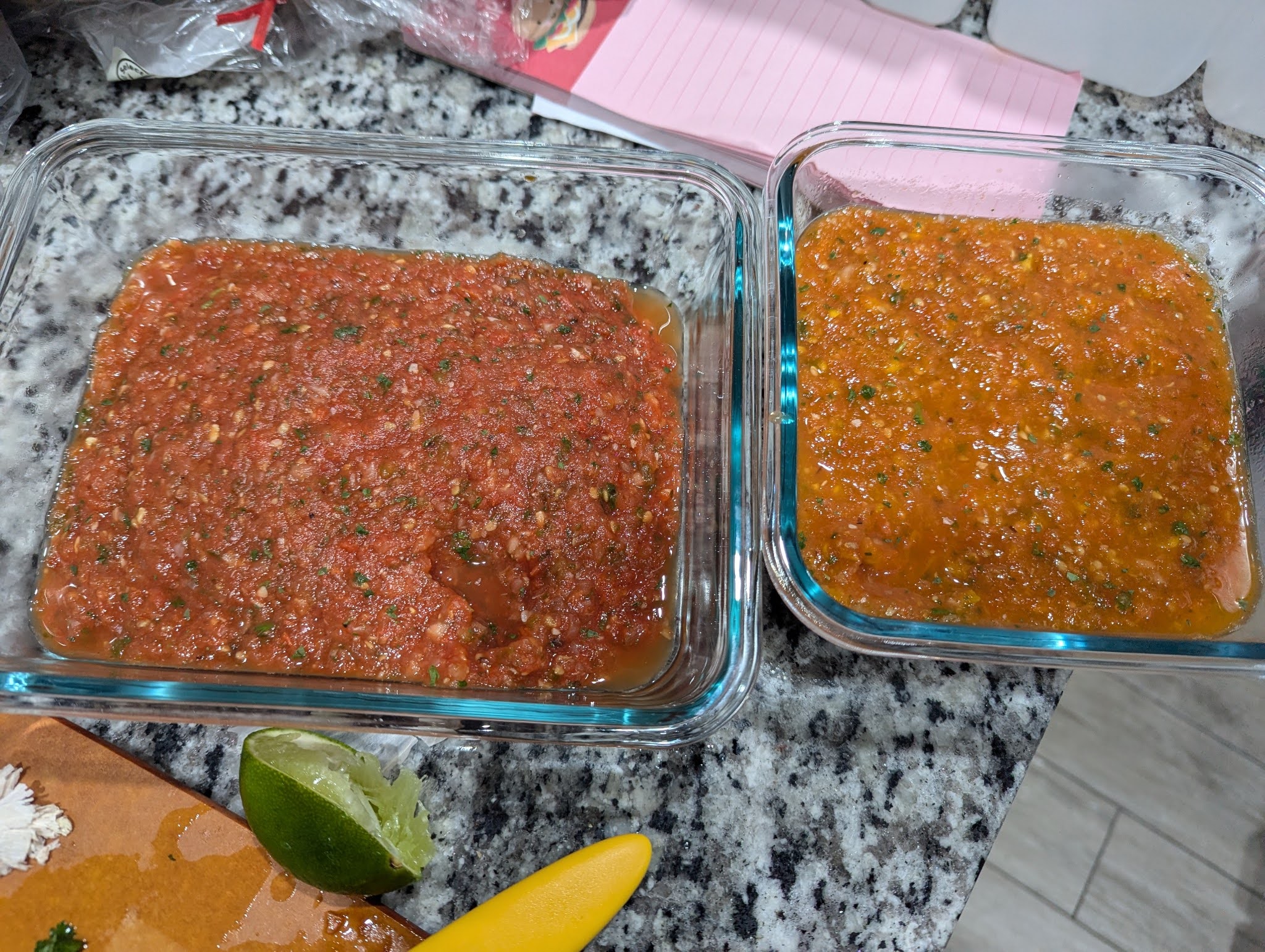 A delicious homemade salsa